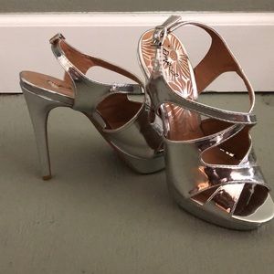 Silver heels
